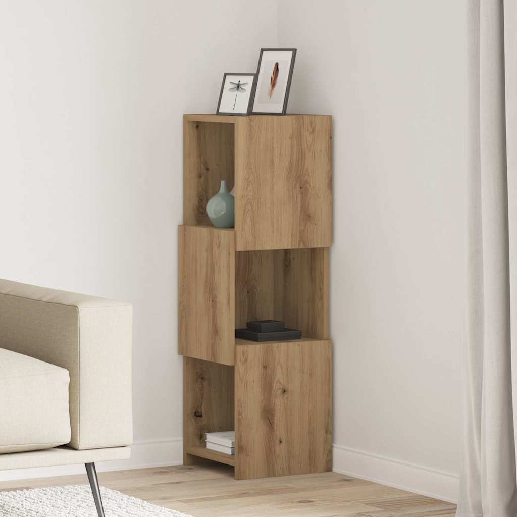 vidaXL Corner Cabinet 30.5x30x95cm Engineered Wood Artisan Oak 1