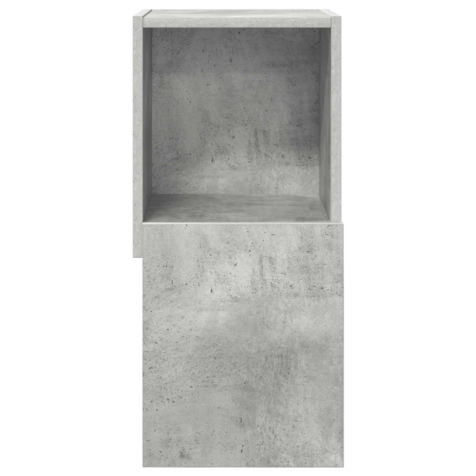 vidaXL Corner Cabinet 30.5x30x65cm Engineered Wood Concrete Grey 5