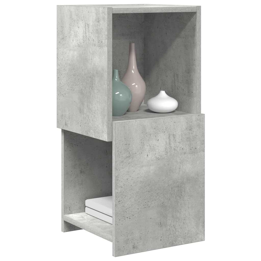 vidaXL Corner Cabinet 30.5x30x65cm Engineered Wood Concrete Grey 3
