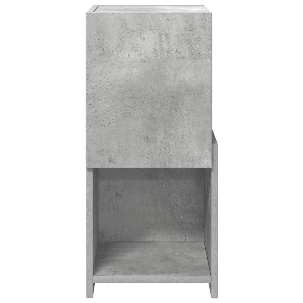 vidaXL Corner Cabinet 30.5x30x65cm Engineered Wood Concrete Grey 6