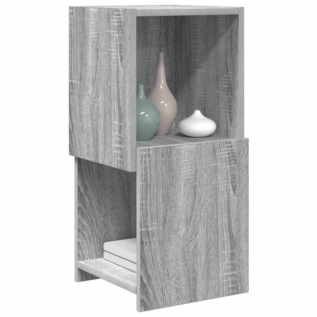 vidaXL Corner Cabinet 30.5x30x65cm Engineered Wood Grey Sonoma 3