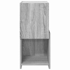 vidaXL Corner Cabinet 30.5x30x65cm Engineered Wood Grey Sonoma 6