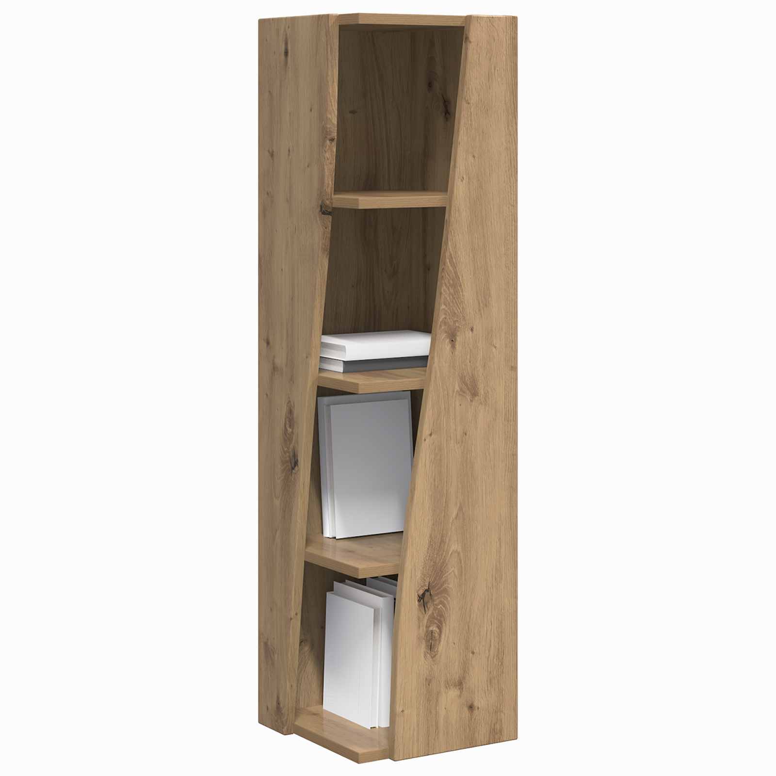vidaXL Corner Cabinet 27.5x27x102cm Engineered Wood Artisan Oak 3