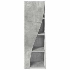 Corner Cabinet Engineered Wood Concrete Grey, image 5