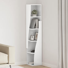 Corner Cabinet Engineered Wood Width 27.5 cm White 140 cm