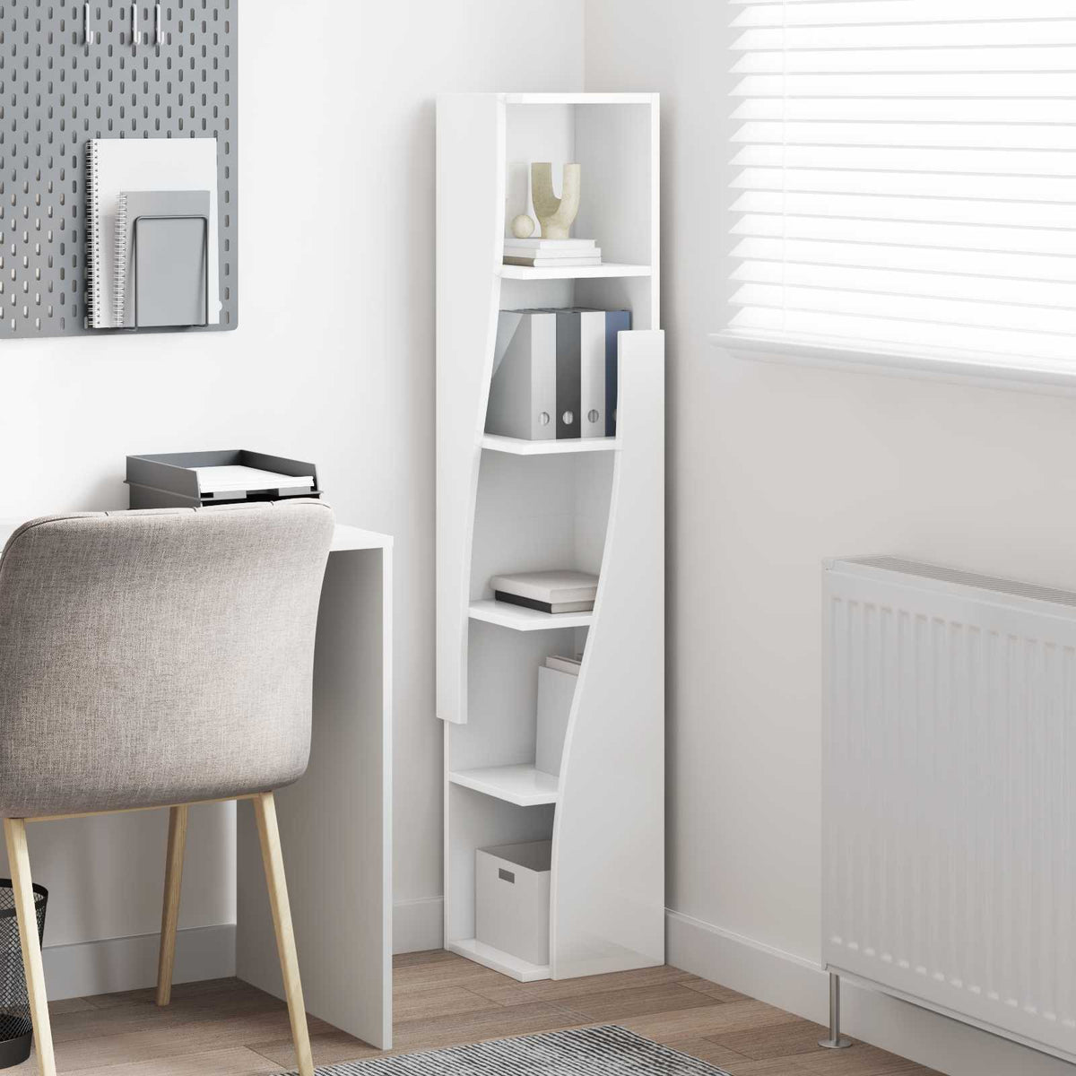 Corner Cabinet Engineered Wood, image 4