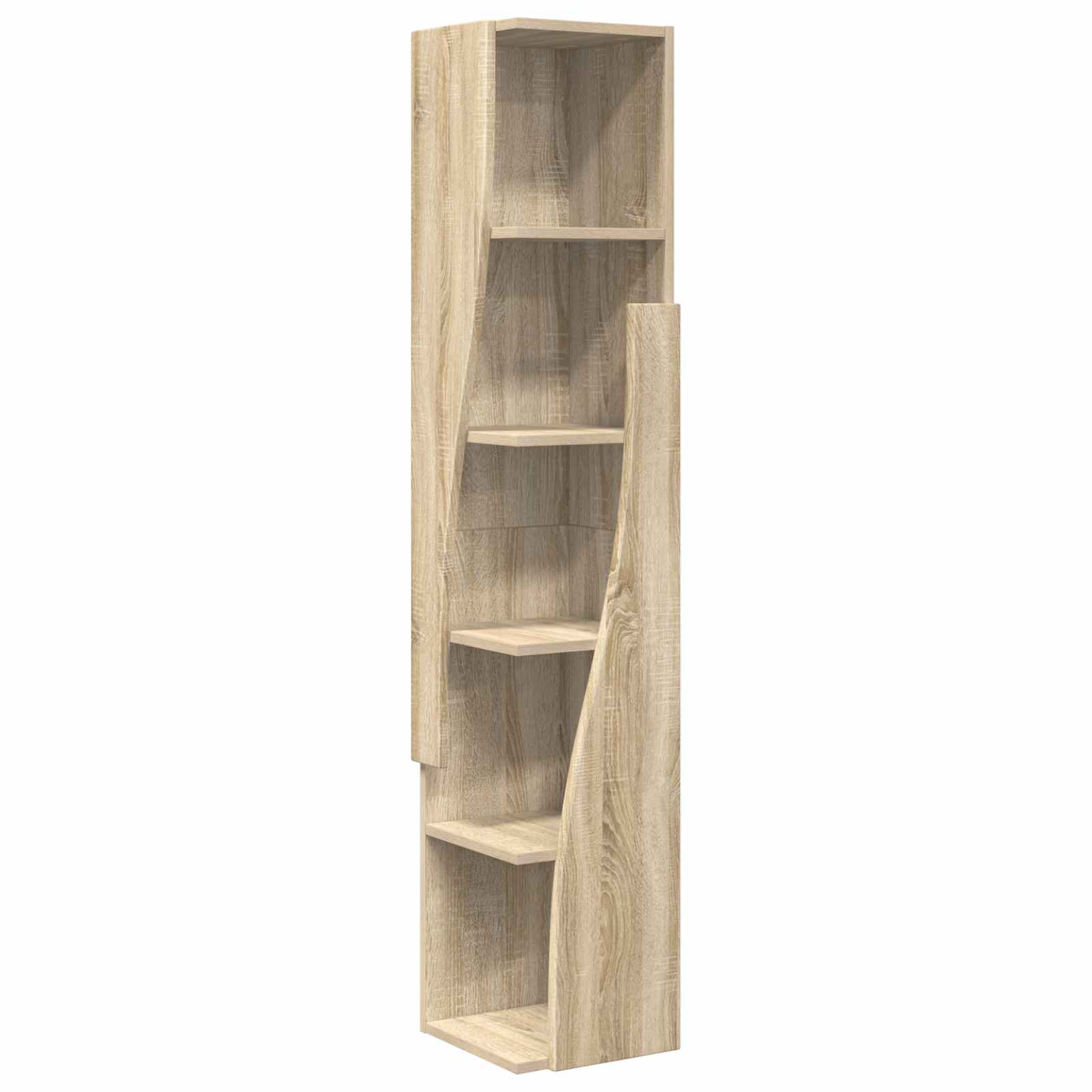 vidaXL Corner Cabinet 27.5x27x140cm Engineered Wood Sonoma Oak 2