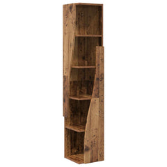 Corner Cabinet Engineered Wood Width 27.5 cm Old wood 140 cm