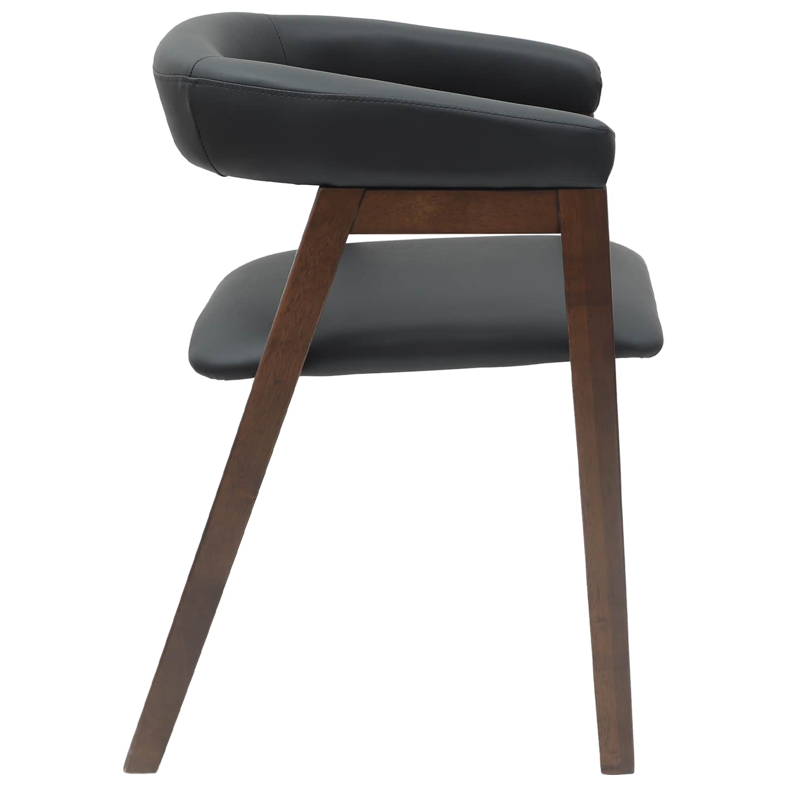 vidaXL Dining Chairs 2 pcs Solid Rubber Wood Light Brown 6