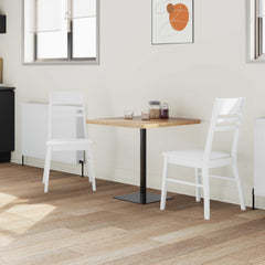 vidaXL Dining Chairs 2 pcs Solid Rubber Wood White 43 x 54 x 89 cm 3