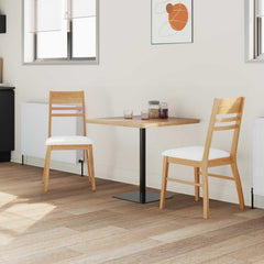 vidaXL Dining Chairs 2 pcs Solid Rubber Wood Natural 43 x 54 x 89 cm 3