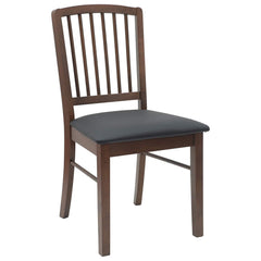 vidaXL Dining Chairs 2 pcs Solid Rubber Wood Light Brown 4