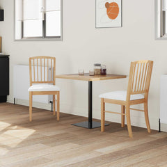 vidaXL Dining Chairs 2 pcs Solid Rubber Wood Natural 50 x 52.5 x 91 cm 3