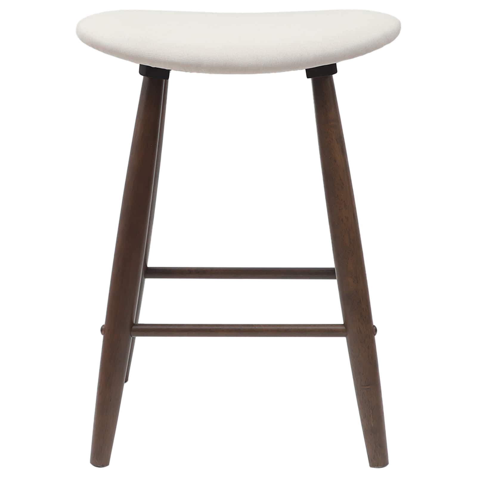 vidaXL Dining Chairs 2 pcs Solid Rubber Wood Light Brown 5