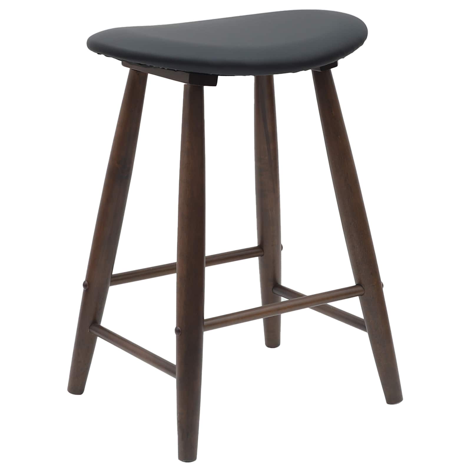 vidaXL Dining Chairs 2 pcs Solid Rubber Wood Light Brown 4