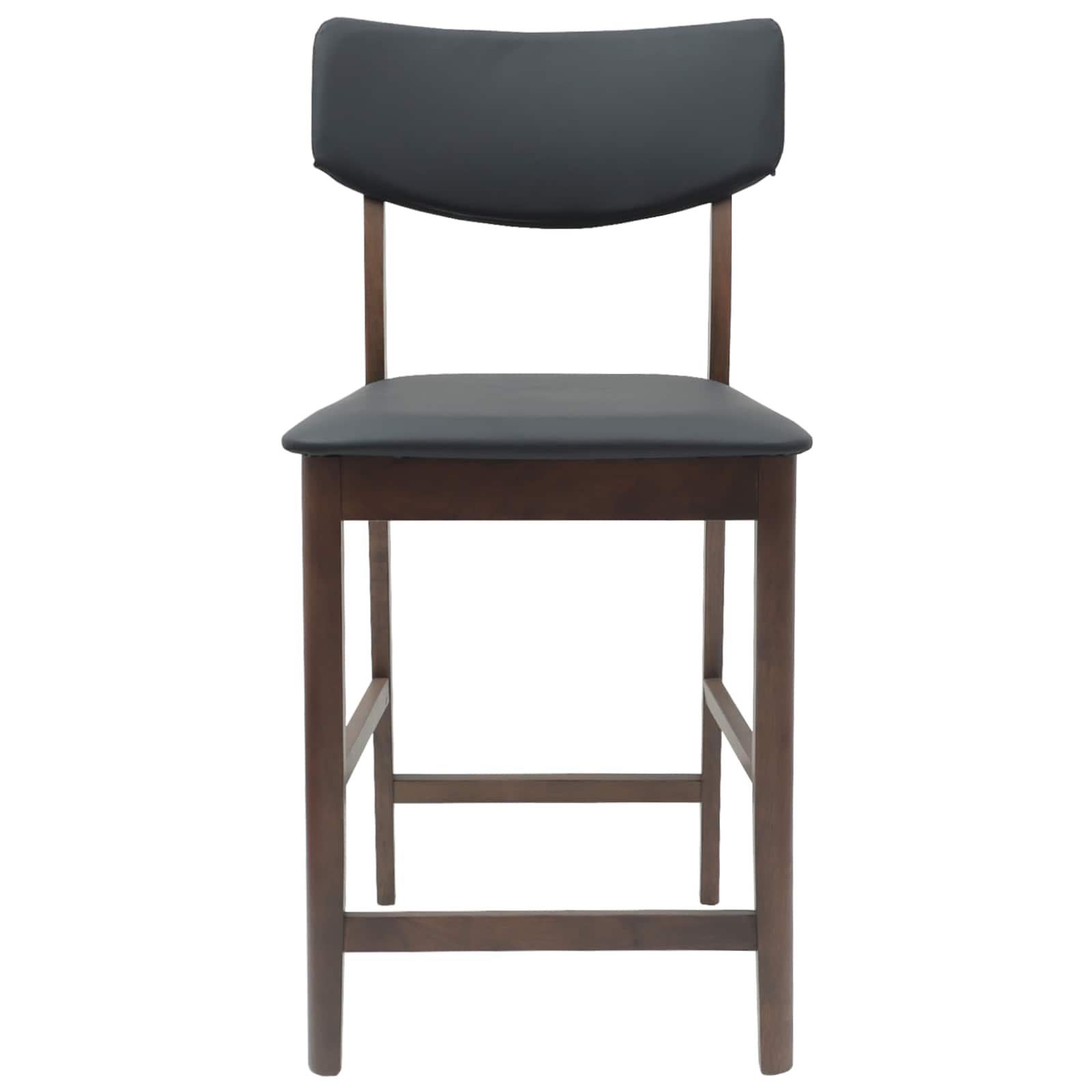 vidaXL Dining Chairs 2 pcs Solid Rubber Wood Light Brown 5
