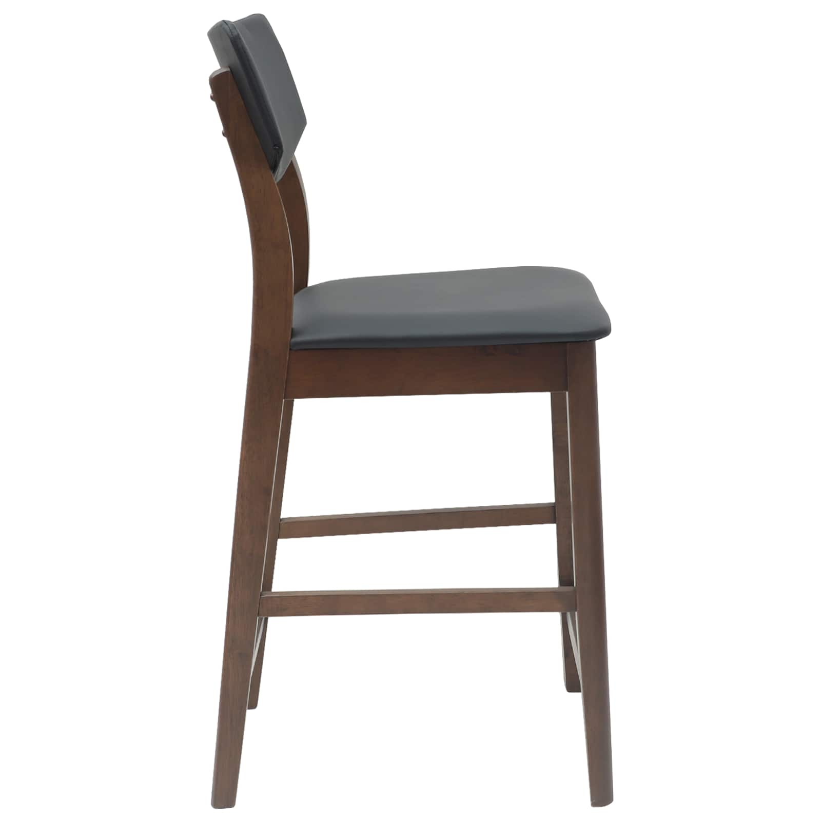 vidaXL Dining Chairs 2 pcs Solid Rubber Wood Light Brown 6