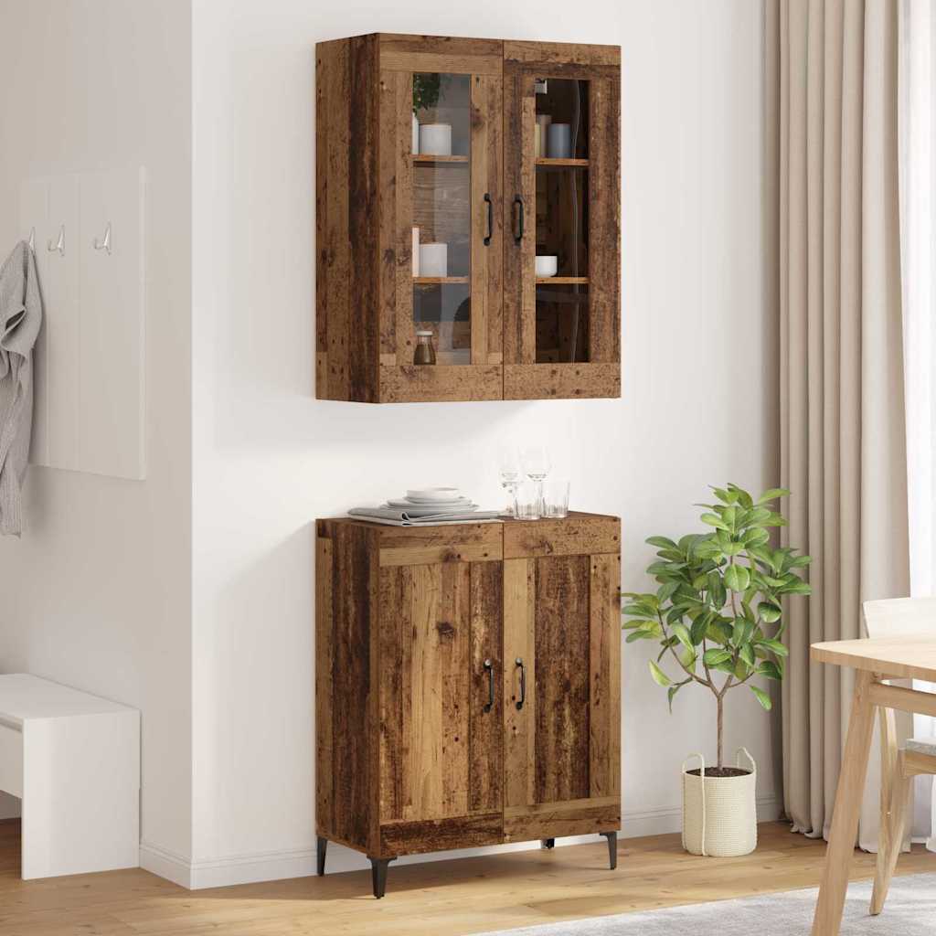 Highboard 69.5 x 34 x 180 cm Engineered Wood Old wood