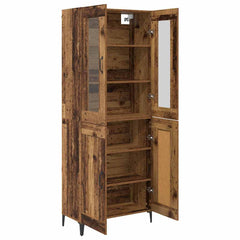 Highboard 69.5 x 34 x 180 cm Engineered Wood Old wood
