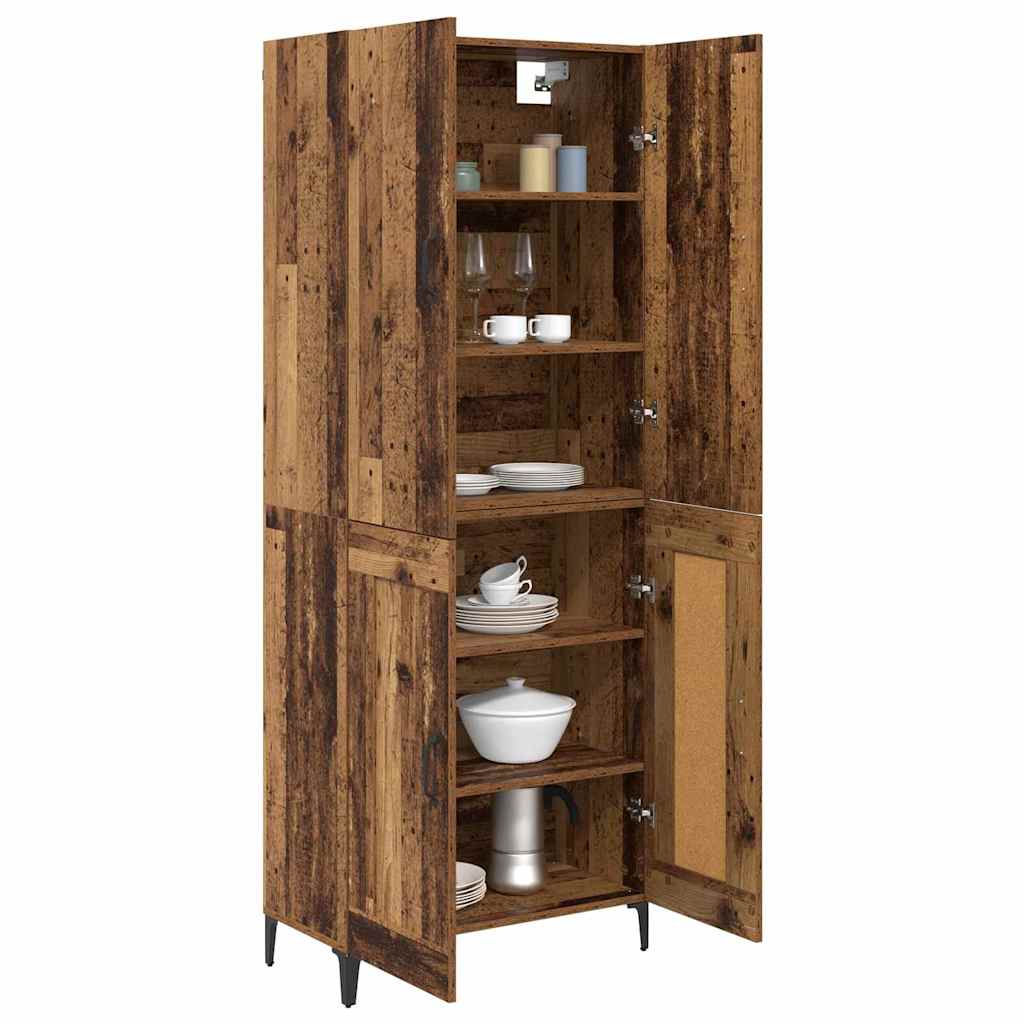 Highboard 69.5 x 34 x 180 cm Engineered Wood Old wood