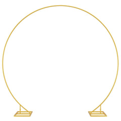 Single Wedding Arch 220 x 45 x 200 cm Steel Gold