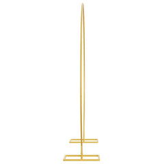 Single Wedding Arch 220 x 45 x 200 cm Steel Gold