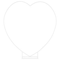 vidaXL Wedding Arch White 195 x 35 x 211 cm Steel 2