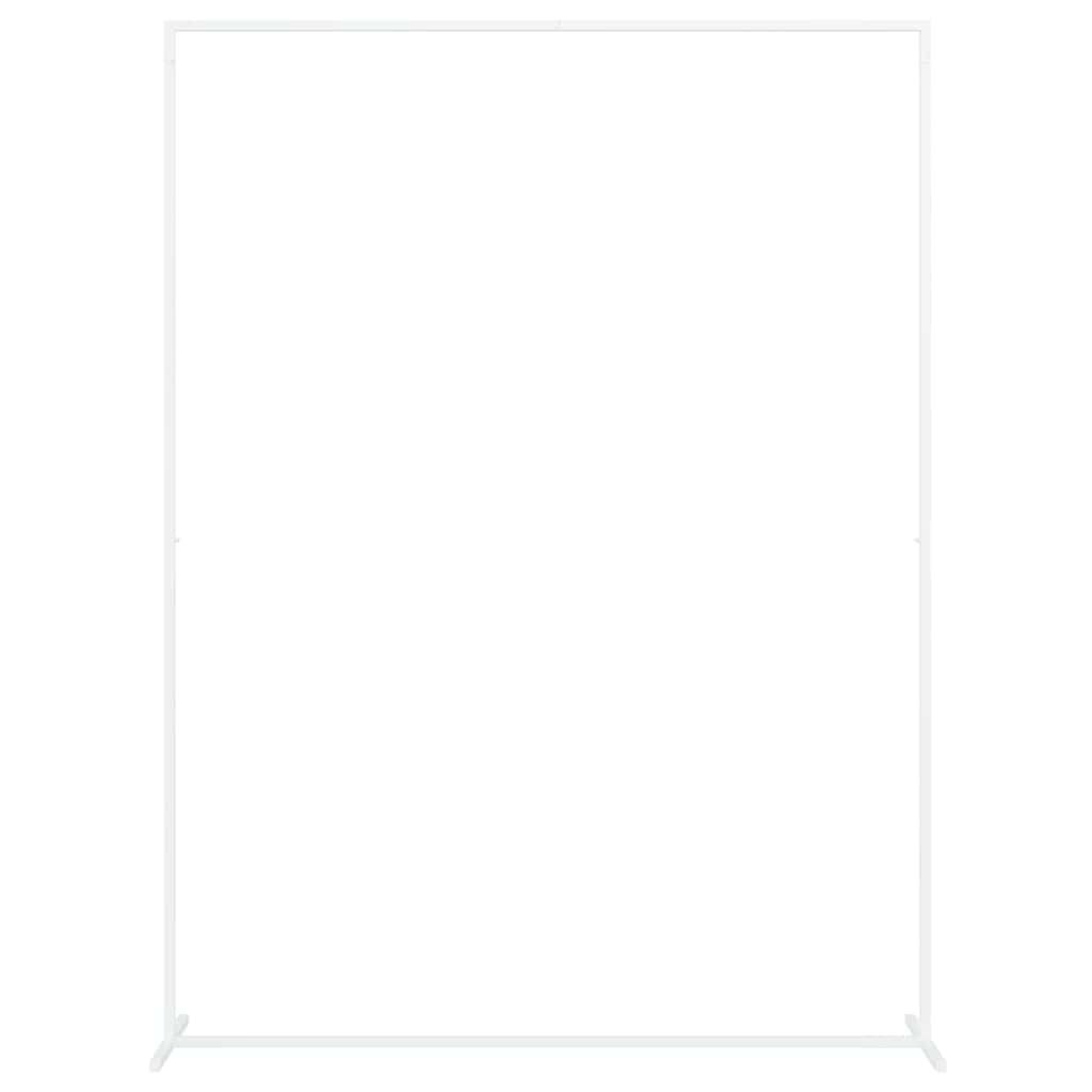vidaXL Wedding Arch White 150 x 49.5 x 200 cm Steel 2