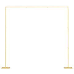 vidaXL Wedding Arch Gold 338 x 35 x 300 cm Steel 2