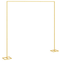 vidaXL Wedding Arch Gold 338 x 35 x 300 cm Steel 5