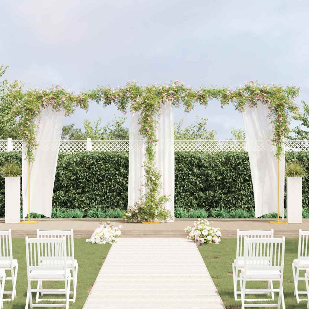 vidaXL Wedding Arch Gold 657 x 35 x 300 cm Steel 1