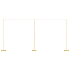 vidaXL Wedding Arch Gold 657 x 35 x 300 cm Steel 2