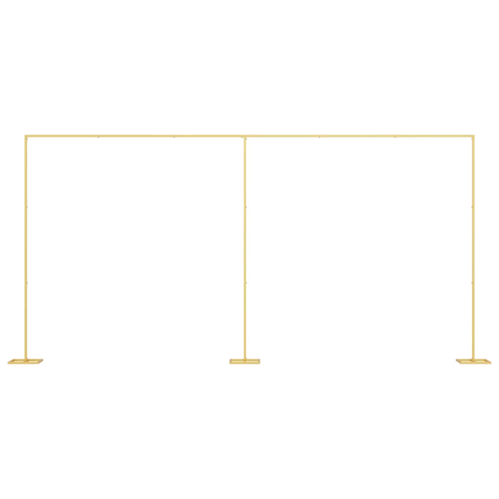 Wedding Arch Gold 338 x 35 x 300 cm Steel 634 cm