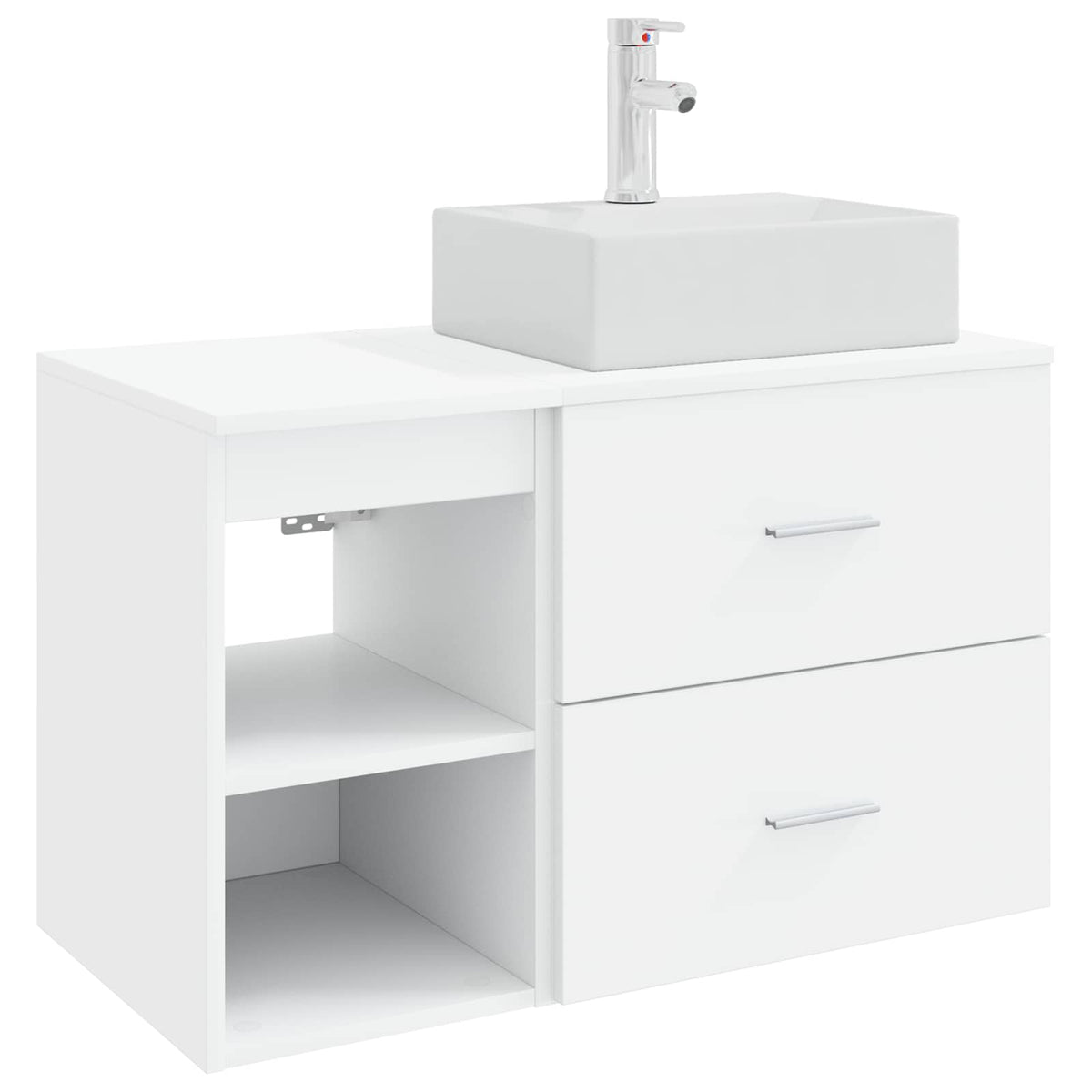 Bathroom Cabinet Set 2 pcs 79.5 x 41 x 79.5 cm White