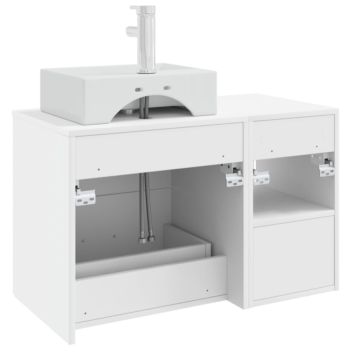 Bathroom Cabinet Set 2 pcs 79.5 x 41 x 79.5 cm White