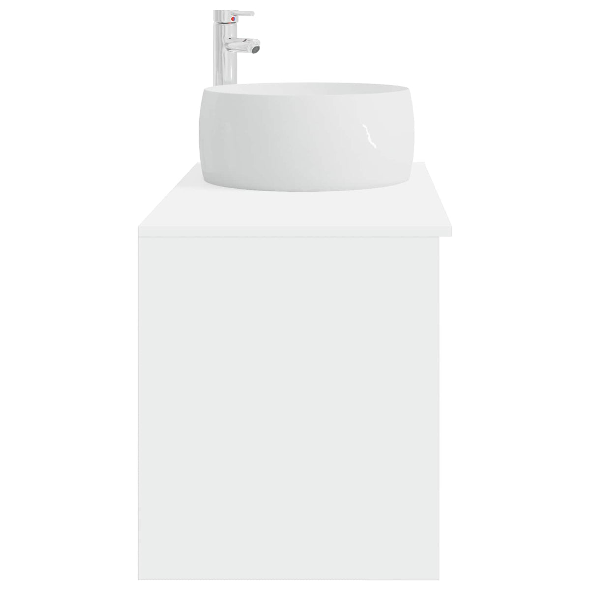 Wall-mounted Bathroom Cabinet Set 2 pcs White