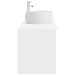 Wall-mounted Bathroom Cabinet Set 2 pcs White
