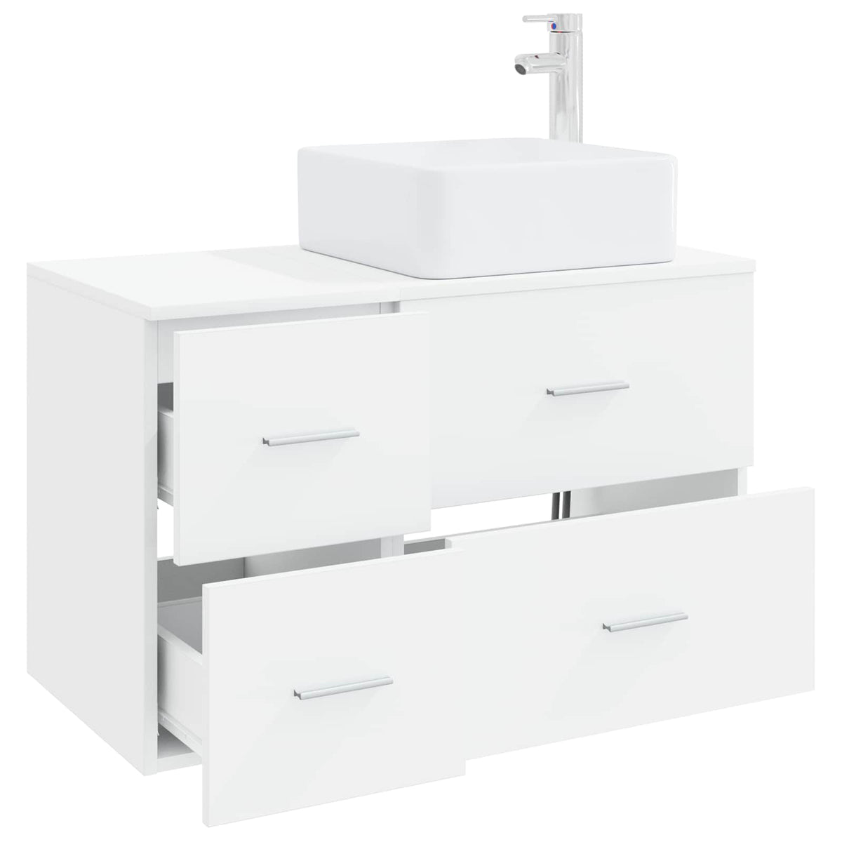 Bathroom Cabinet Set 2 pcs 79.5 x 41 x 80 cm White