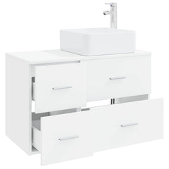 Bathroom Cabinet Set 2 pcs 79.5 x 41 x 80 cm White