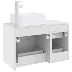 Bathroom Cabinet Set 2 pcs 79.5 x 41 x 80 cm White