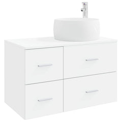 Bathroom Cabinet Set 2 pcs 79.5 x 44.5 x 80 cm White