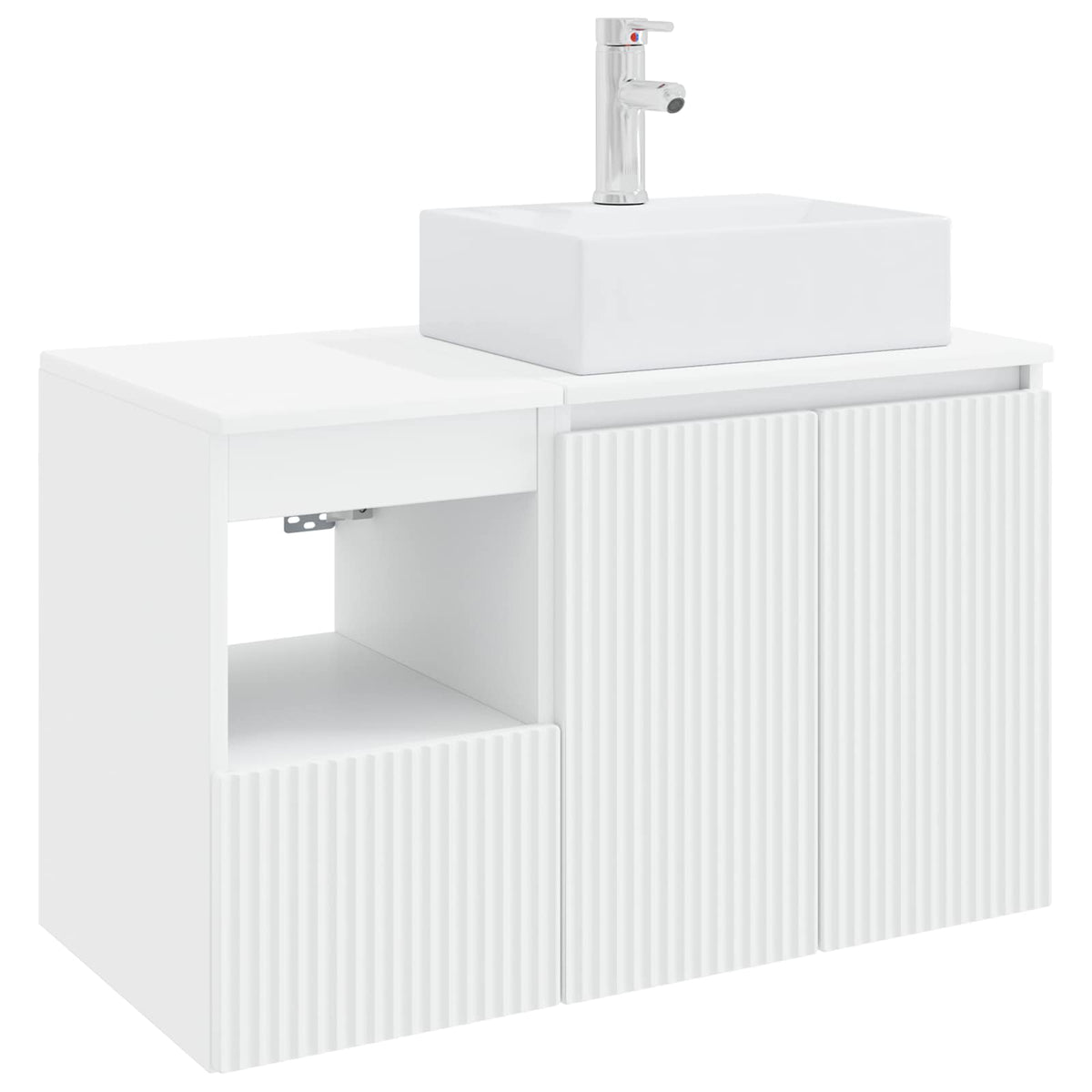 Bathroom Cabinet Set 2 pcs 79.5 x 41 x 79.5 cm White