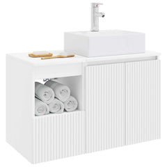 Bathroom Cabinet Set 2 pcs 79.5 x 41 x 79.5 cm White