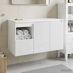Bathroom Cabinet Set 2 pcs 92.5 x 44.5 x 50 cm White
