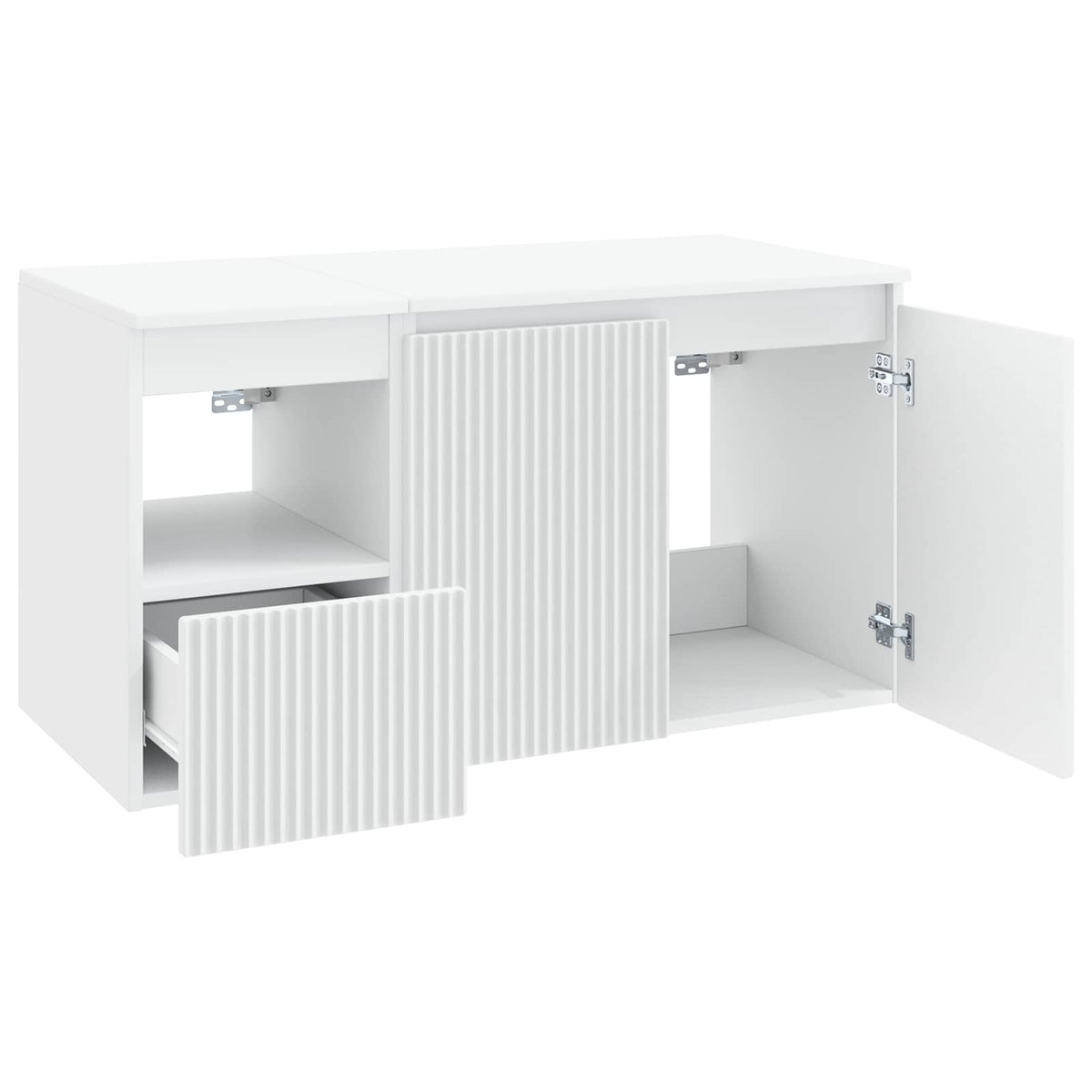 Bathroom Cabinet Set 2 pcs 92.5 x 44.5 x 50 cm White