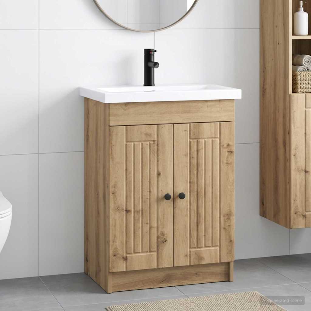 Bathroom Furniture Depth 37.5 cm Artisan oak 56 cm