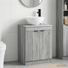 Bathroom Sink Cabinet 54 x 41 x 100 cm Grey sonoma