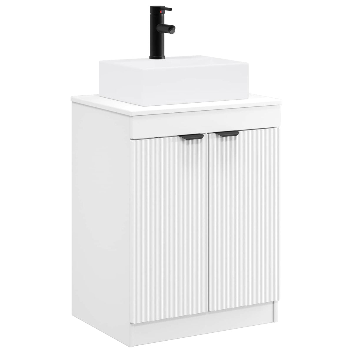 Bathroom Sink Cabinet 54 x 41 x 99.5 cm White