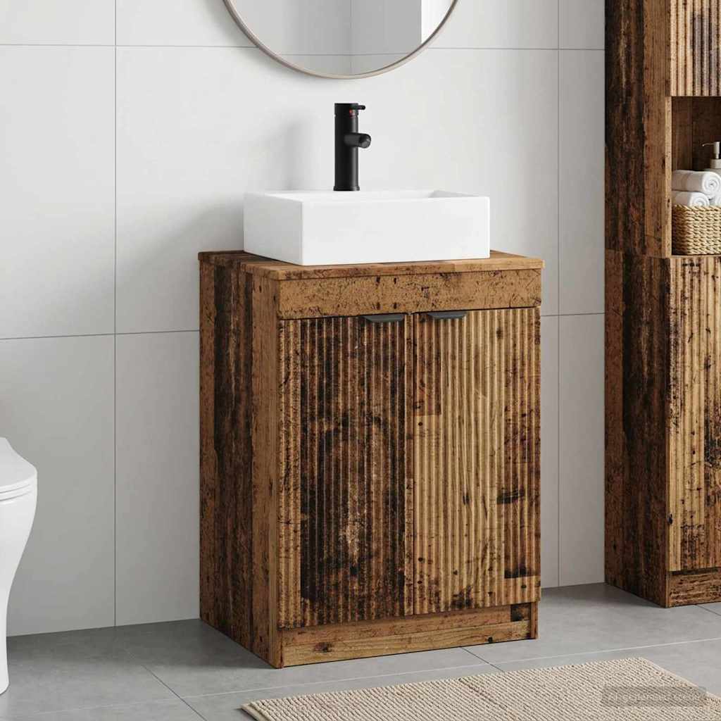 Bathroom Sink Cabinet 54 x 41 x 99.5 cm Old wood