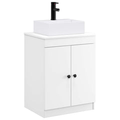 Bathroom Sink Cabinet 54 x 41 x 99.5 cm White